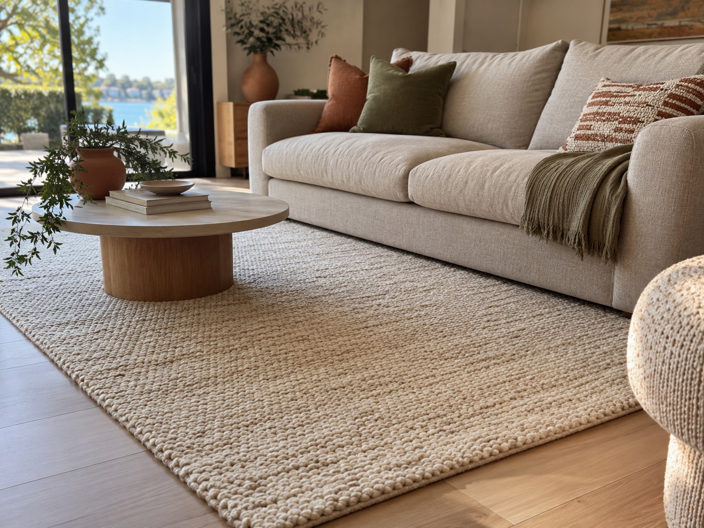 Illustrative clean rug and upholstery in South Perth